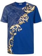 Versace Collection Baroque Pattern T-shirt - Blue
