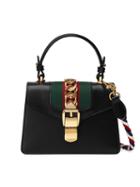 Gucci - Sylvie Mini Bag - Women - Leather/suede/nylon/metal - One Size, Black, Leather/suede/nylon/metal