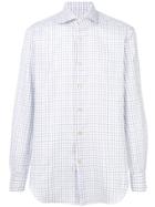Kiton Checked Shirt - White