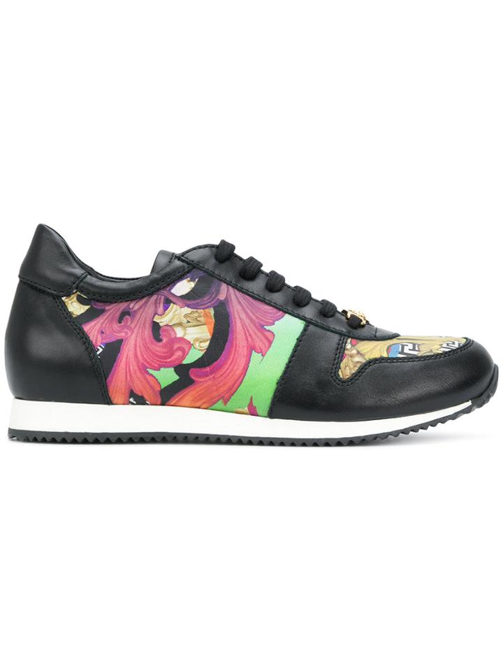 Versus Printed Sneakers - Black