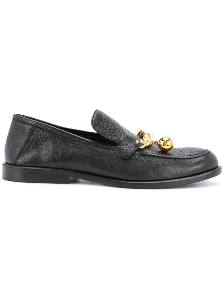 Mulberry Cambridge Chain Loafers - Black