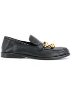 Mulberry Cambridge Chain Loafers - Black