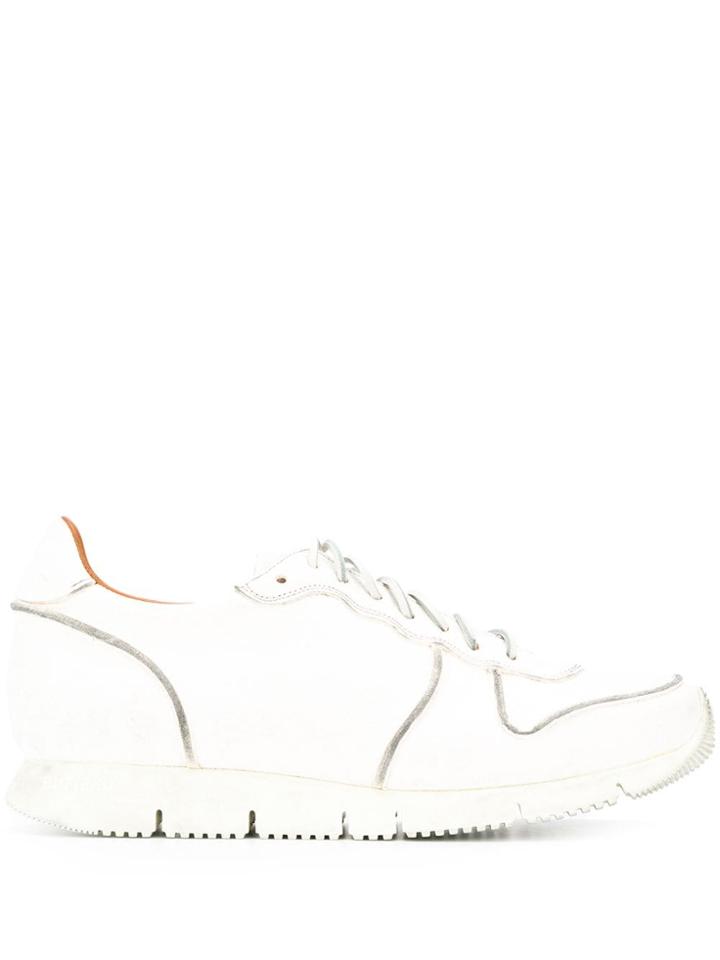 Buttero Ridged Sole Sneakers - White