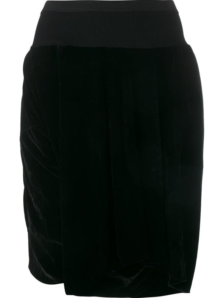 Rick Owens Velvet Knee Shorts