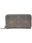 Coach Zip Around Phone Wallet In Quilted Leather - Grey
