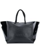 Sacai Embossed Vector Shopper Tote - Black