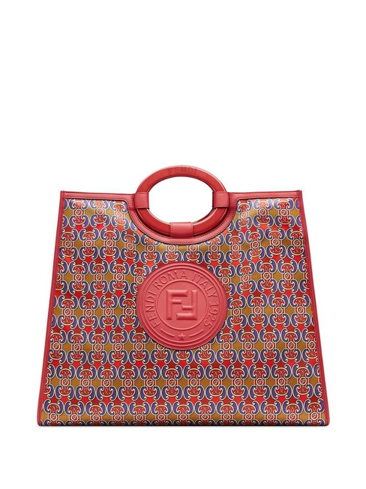 Fendi Runaway Shopping Tote - Pink