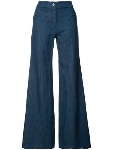 Creatures Of The Wind 'philia' Trousers, Women's, Size: 4, Blue, Cotton