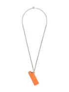 Ambush Neon Pendant Necklace - Orange