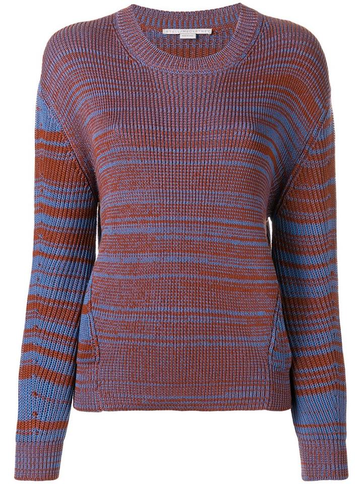 Stella Mccartney Dropped Shoulder Jumper, Women's, Size: 42, Yellow/orange, Cotton/silk