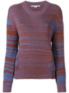 Stella Mccartney Dropped Shoulder Jumper, Women's, Size: 42, Yellow/orange, Cotton/silk