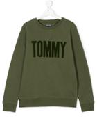Tommy Hilfiger Junior Branded Sweater - Green