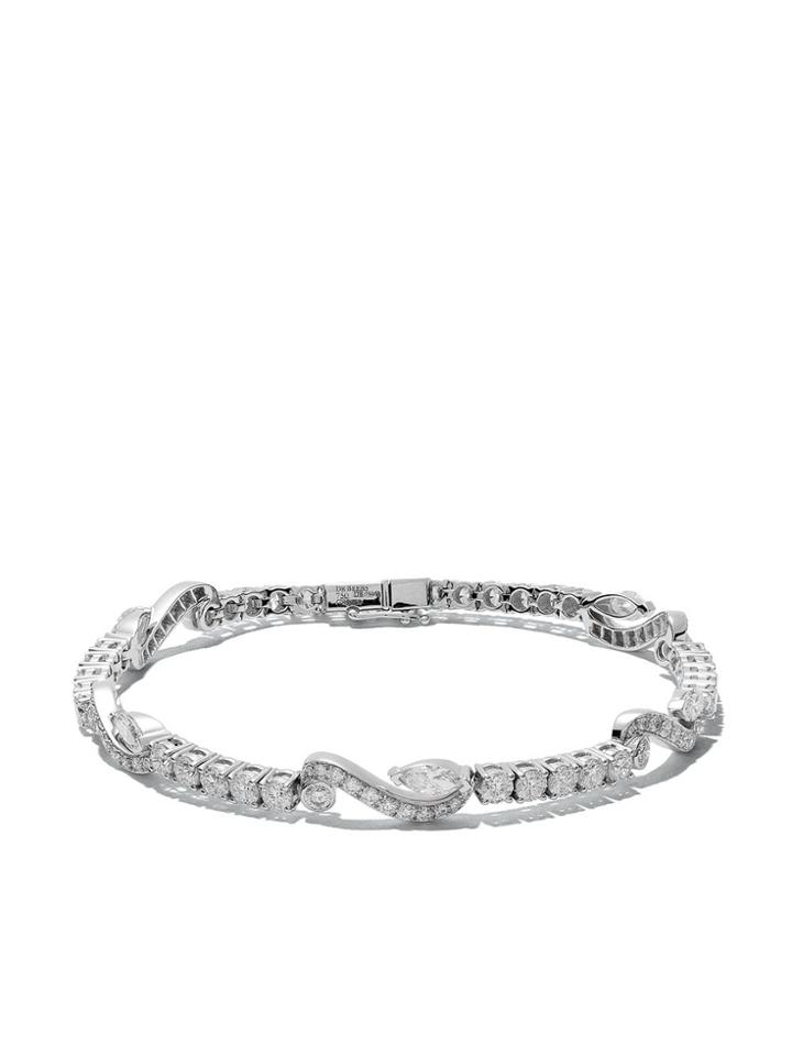 De Beers 18kt White Gold Adonis Rose Diamond Bracelet
