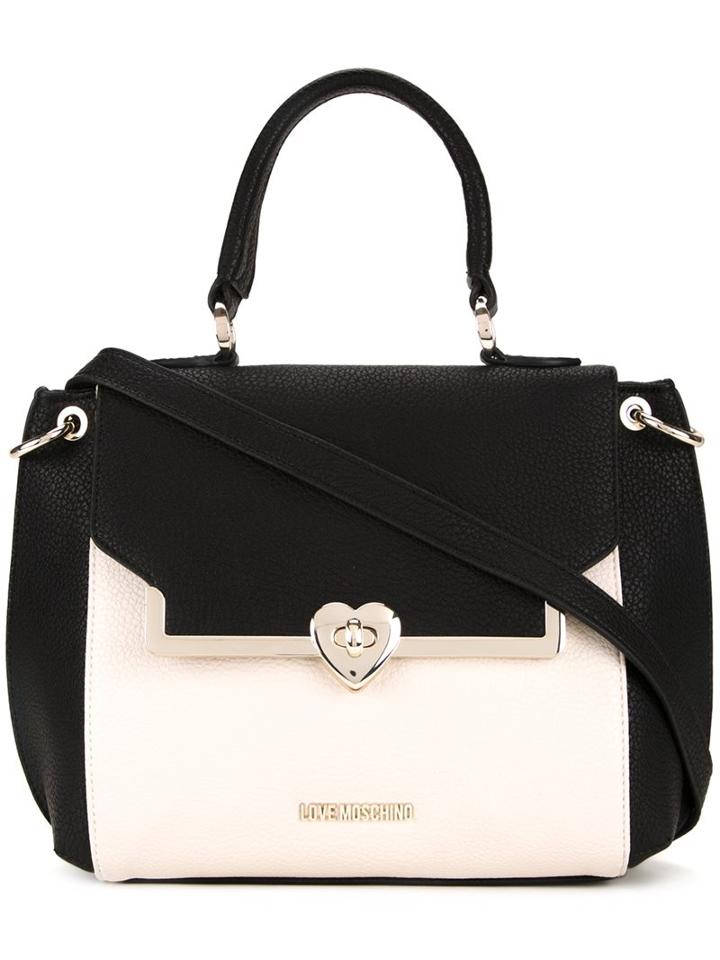 Love Moschino Bicolour Medium Crossbody Bag, Women's, Black