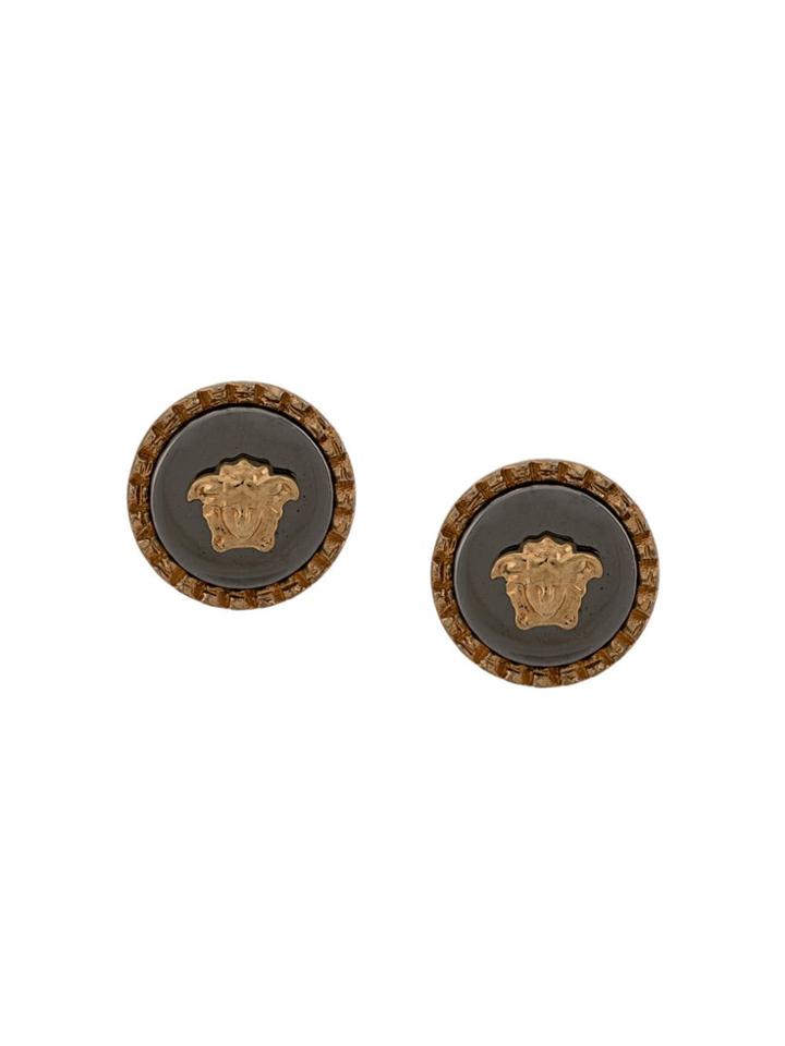 Versace Medusa Rochetto Stud Earrings - Gold