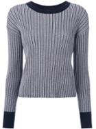 Rag & Bone /jean - Striped Top - Women - Cotton - Xs, Blue, Cotton