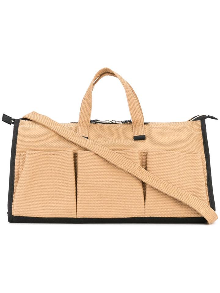 Cabas Multi-pocket Tote Bag - Brown