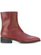 Stella Mccartney Polished Ankle Boots - Red