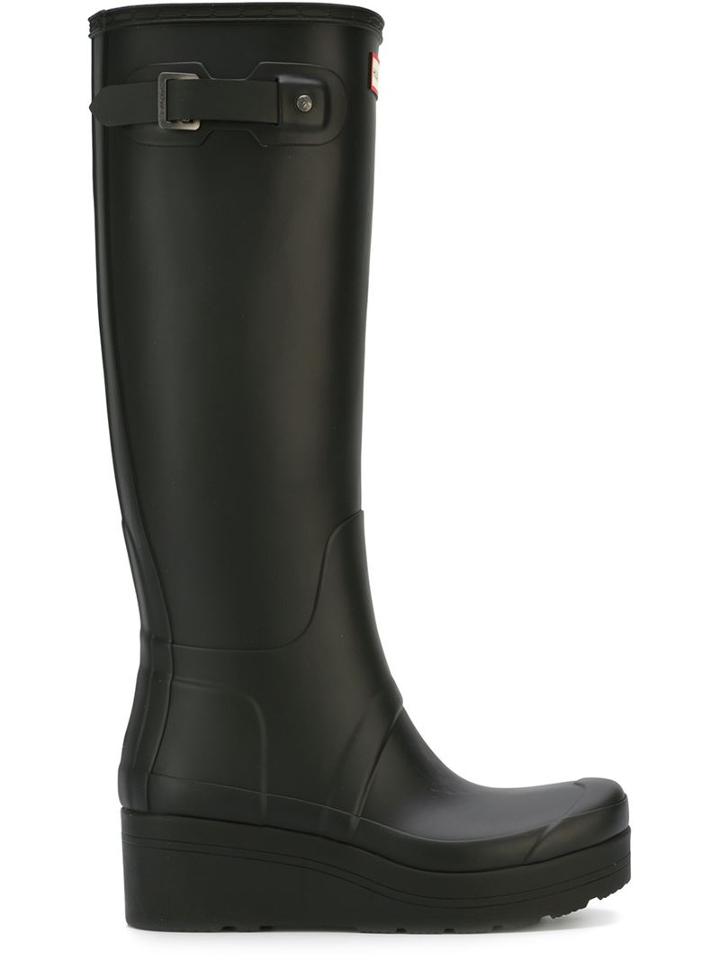 Hunter Original Tall Low Wedge Boots