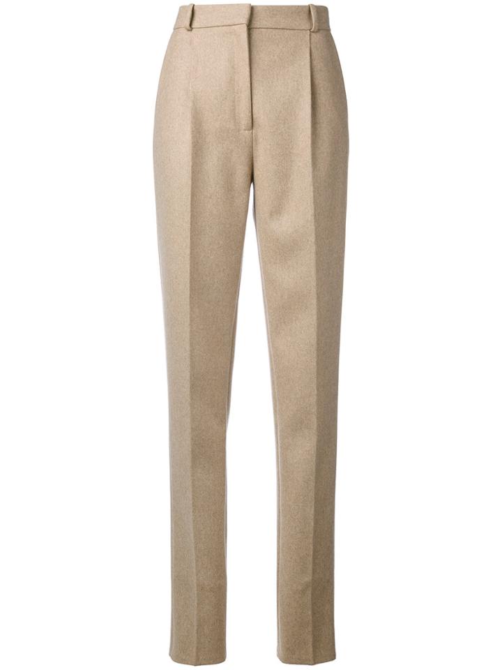 Christopher Kane Classic Wool Trousers - Nude & Neutrals