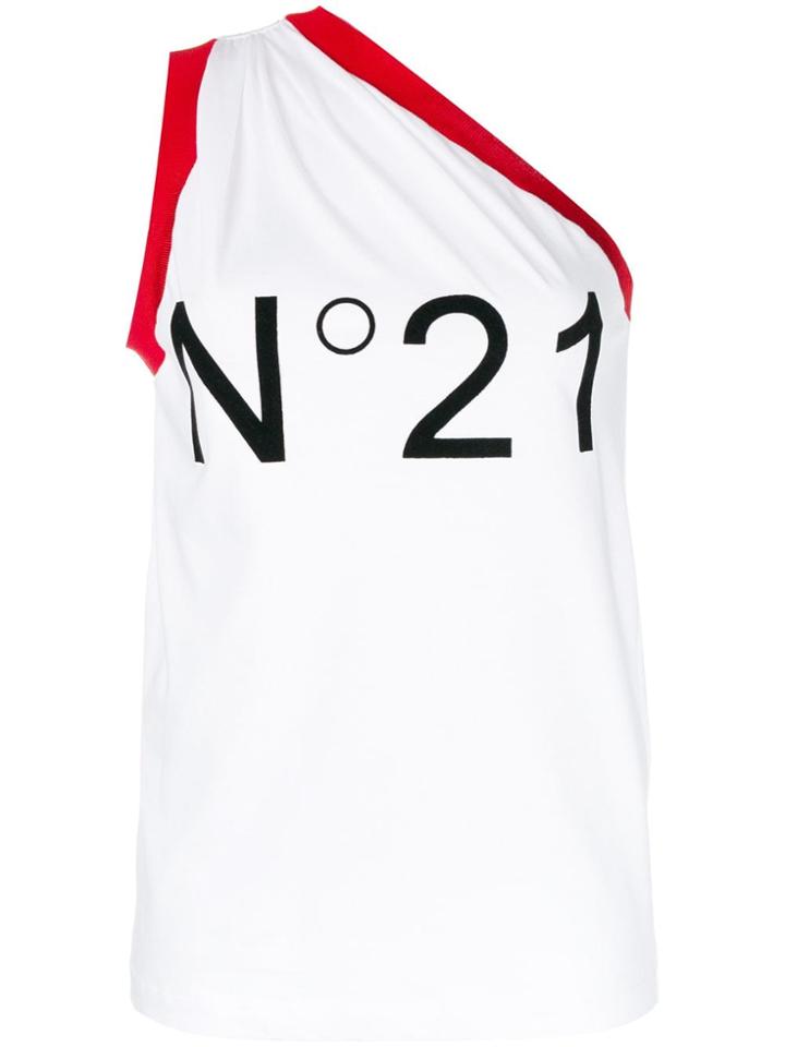 No21 Logo Tank Top - White