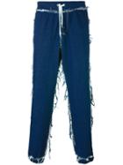 Andrea Crews Cuffed Straight Jeans, Men's, Size: Small, Blue, Cotton
