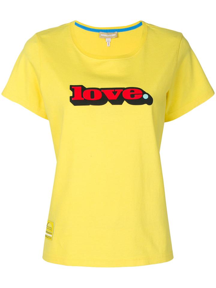 Marc Jacobs Love Print T-shirt - Yellow & Orange