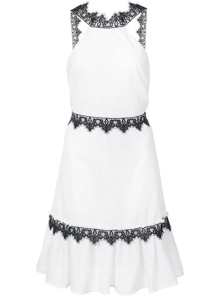 Nha Khanh Shift Dress, Women's, Size: 0, White, Polyester