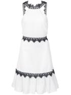 Nha Khanh Shift Dress, Women's, Size: 0, White, Polyester