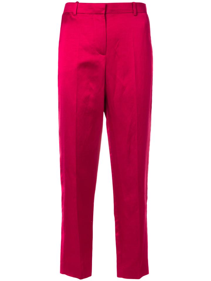 Givenchy High Waist Tapered Trousers - Pink & Purple