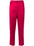 Givenchy High Waist Tapered Trousers - Pink & Purple