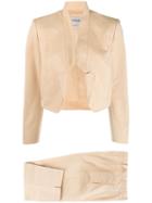 Yves Saint Laurent Pre-owned Jacket And Trousers Suit - Neutrals