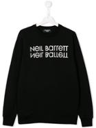 Neil Barrett Kids Logo Sweatshirt - Black
