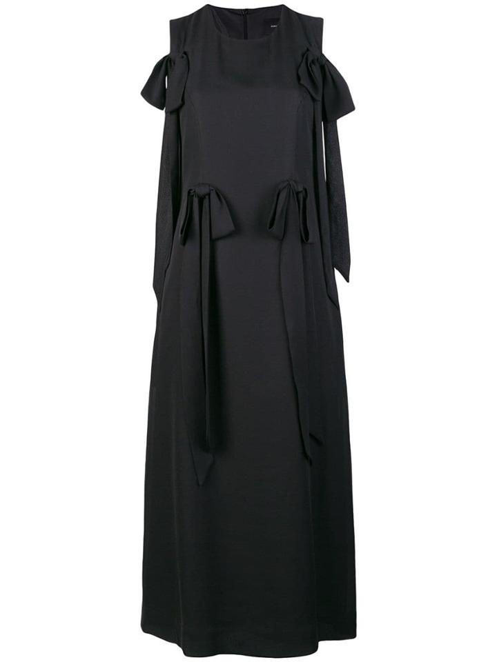 Simone Rocha Bow Shift Dress - Black