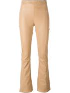 Drome Flared Leather Trousers