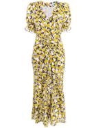 Rixo Ariel Dress - Yellow