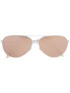 Victoria Beckham Aviator Sunglasses - White
