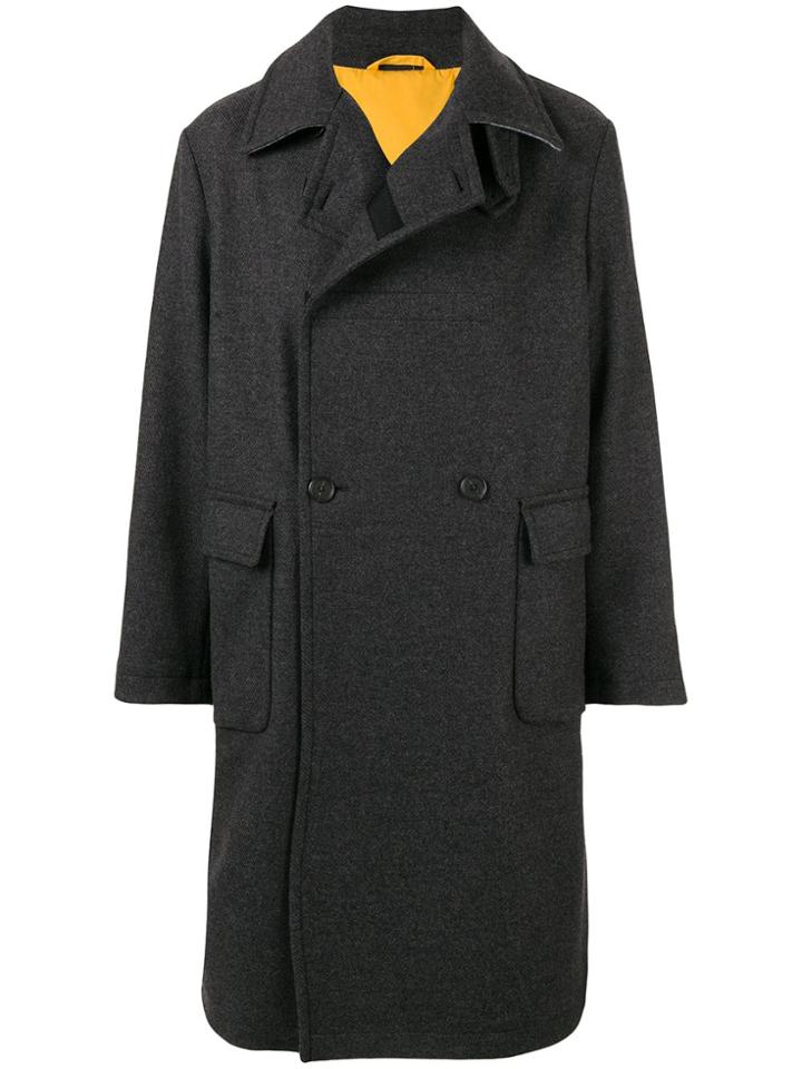 Stella Mccartney Double-breasted Wool Coat - Grey