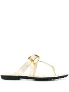 Tod's Toe Post Sandals - Gold