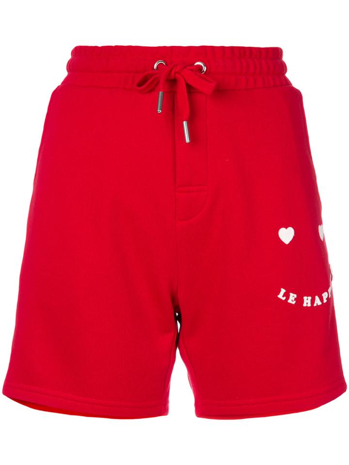 Zoe Karssen Le Happy Printed Shorts - Red