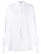 Wandering Shirt Dress - White