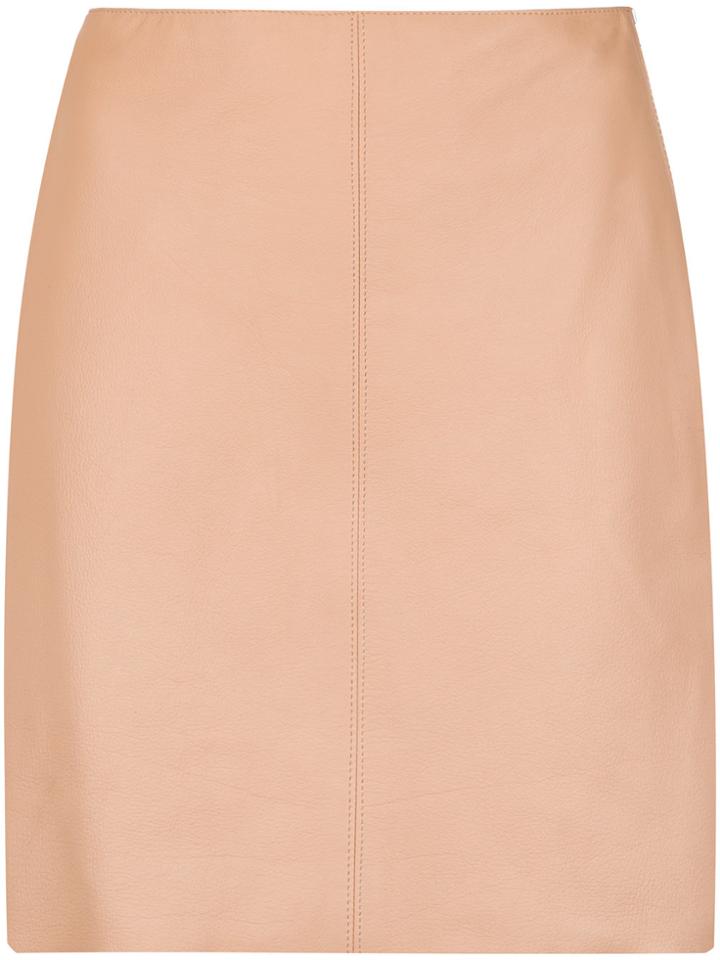 Nk Leather Skirt - Pink & Purple