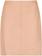 Nk Leather Skirt - Pink & Purple