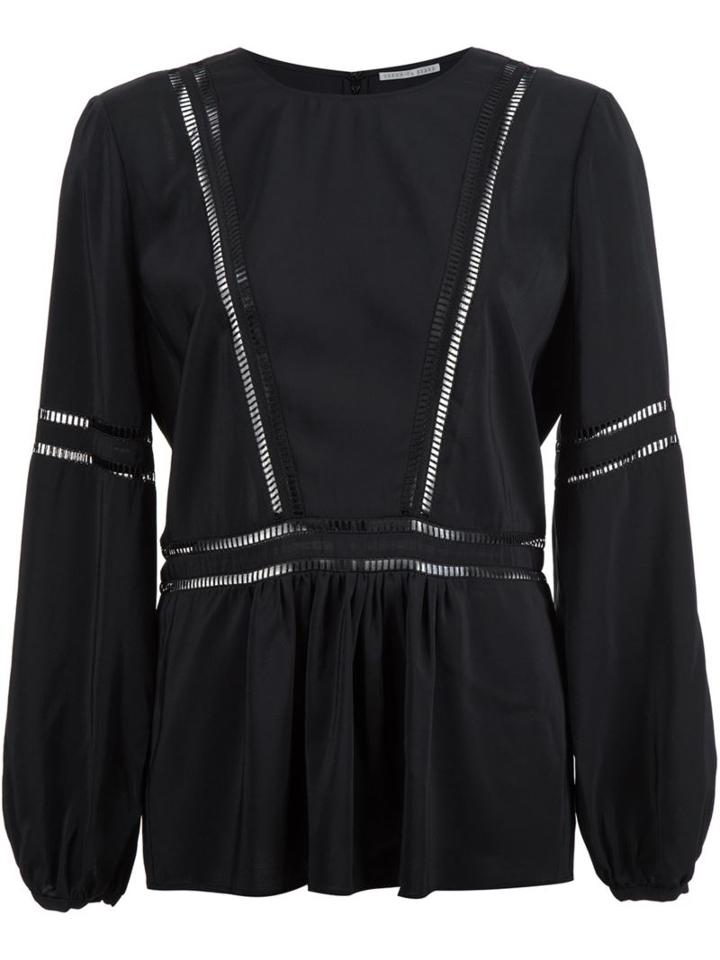 Veronica Beard Perforated Blouse