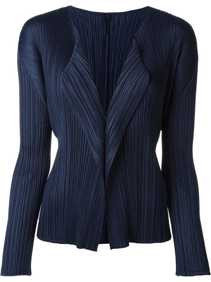 Pleats Please By Issey Miyake Pleated Jacket - Blue