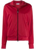Chiara Ferragni Logo Zipped Jacket - Red