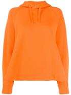 Ymc Stitched Cotton Hoodie - Orange