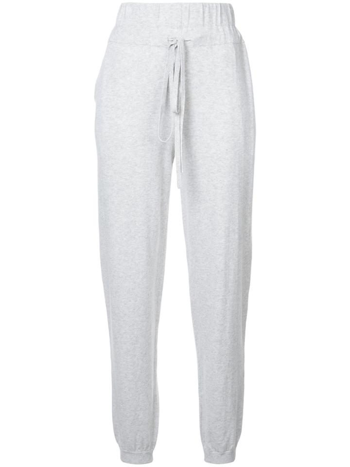 Apiece Apart Drawstring Waist Tracksuit Bottoms - Grey