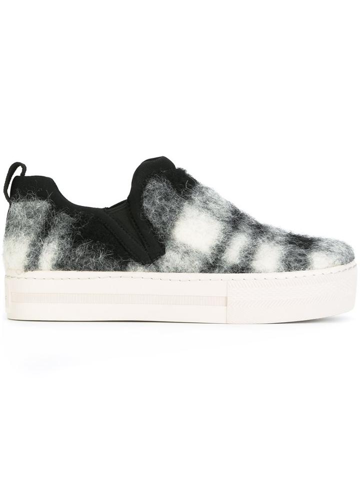 Ash Checked Slip-on Sneakers