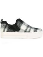 Ash Checked Slip-on Sneakers